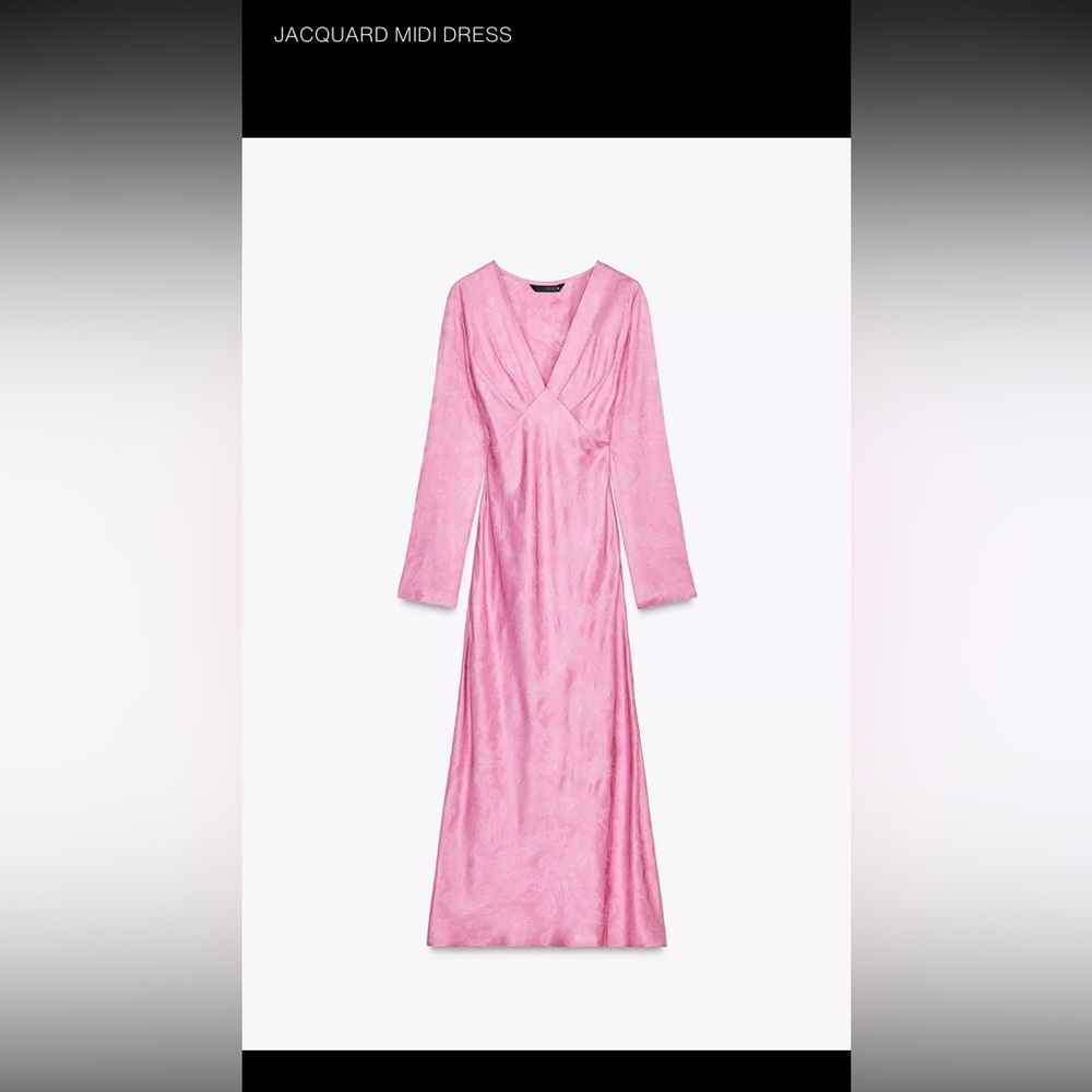 V neck Long Sleeve Dress